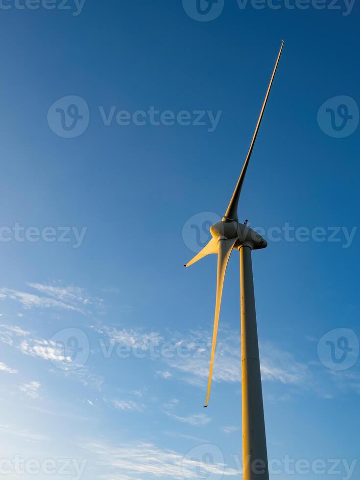 vento turbine azienda agricola nel taiwan. foto