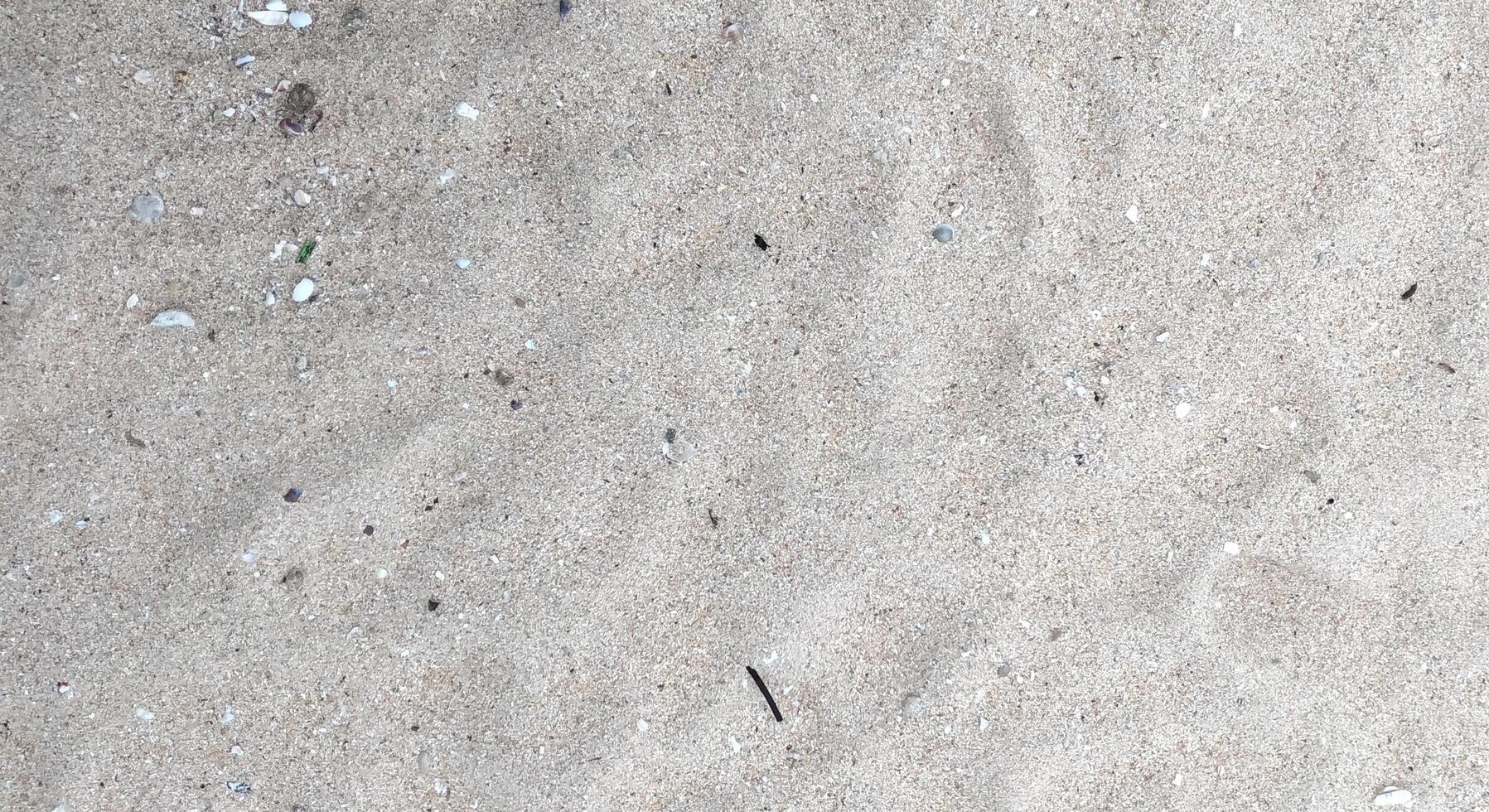 vicino su di sabbia modello su spiaggia sfondo, natura e ambiente concetto foto