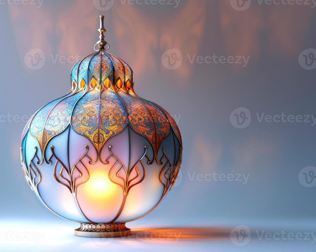 ai generato ai generativo foto di un' Ramadan lanterna