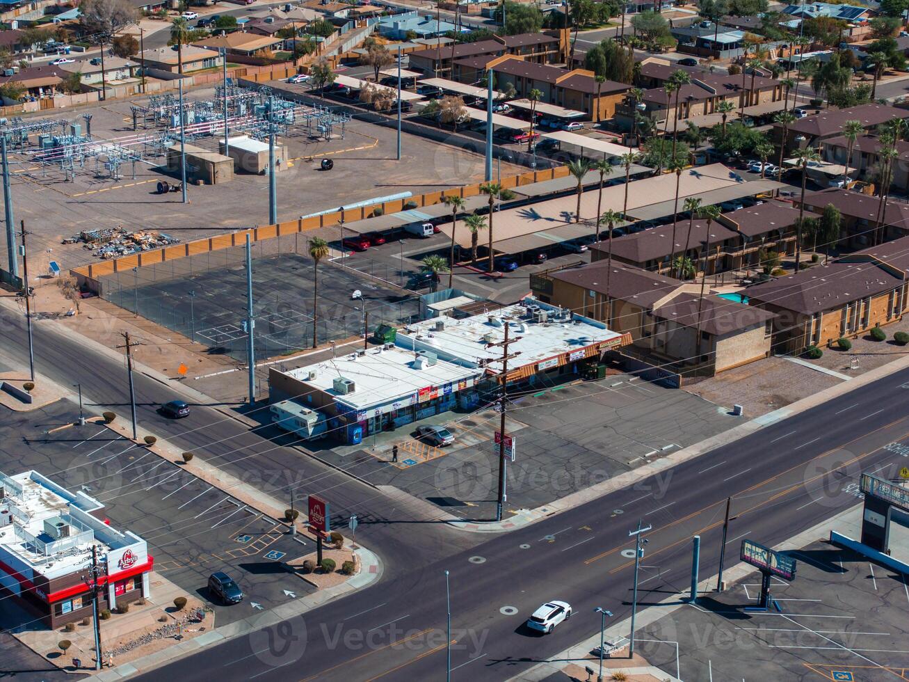 Fenice città centro orizzonte paesaggio urbano di Arizona nel Stati Uniti d'America. foto