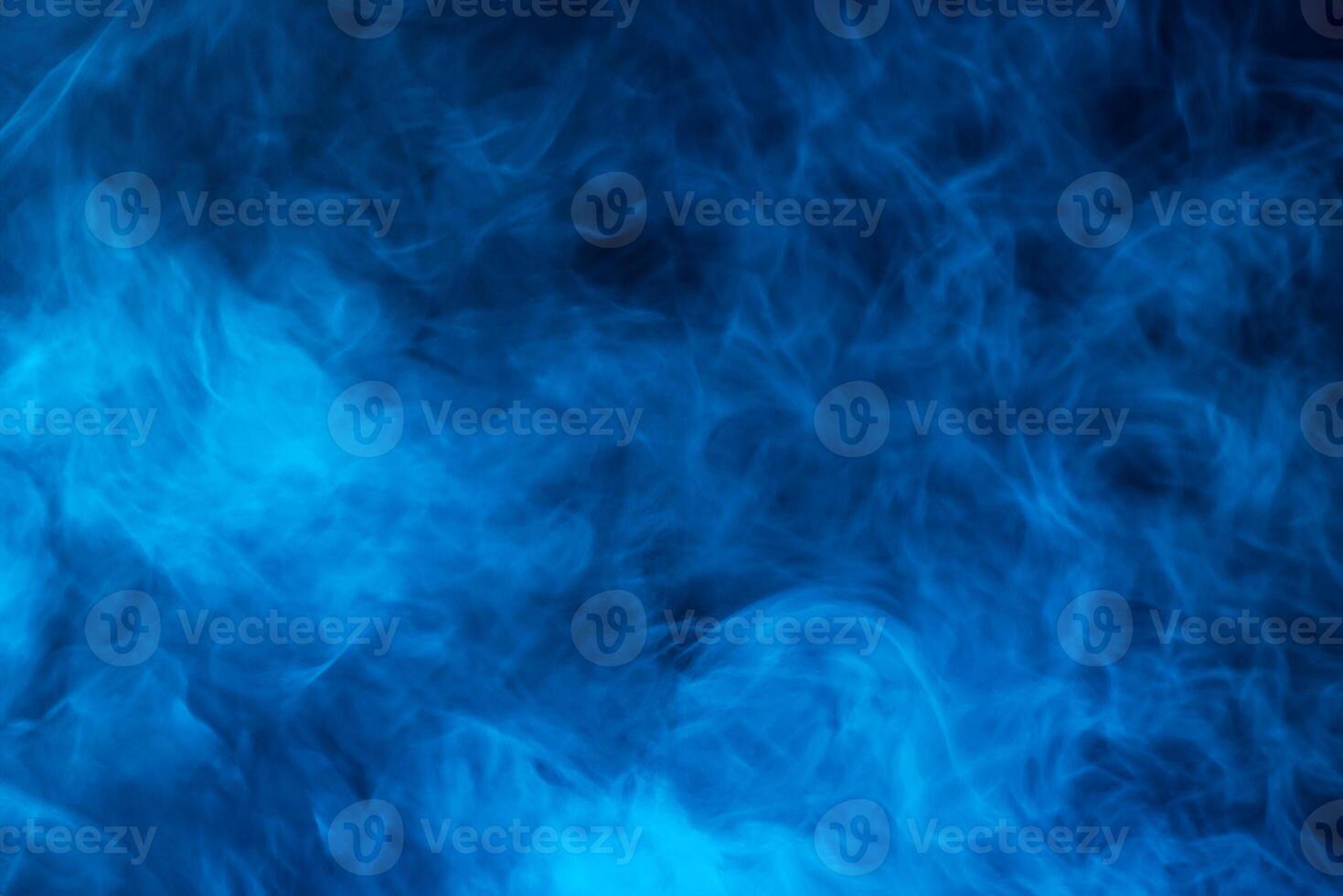 zaffiro nebbia, etereo blu vapore sogni foto