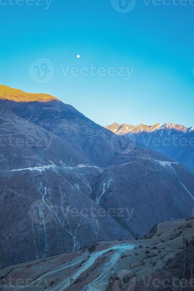 ultimo leggero di tramonto foto