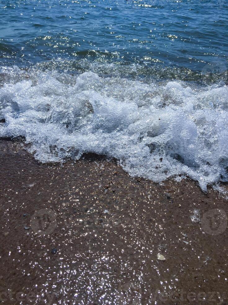 il costa di mare. mare acqua. foto