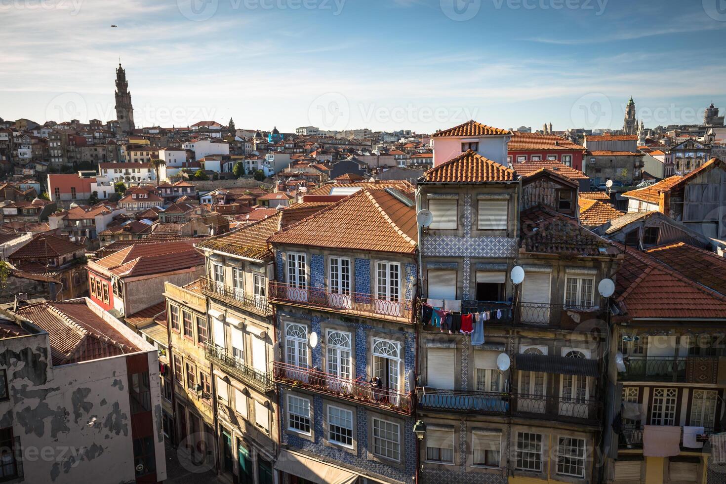 colorato case di porto Ribeira, Portogallo foto