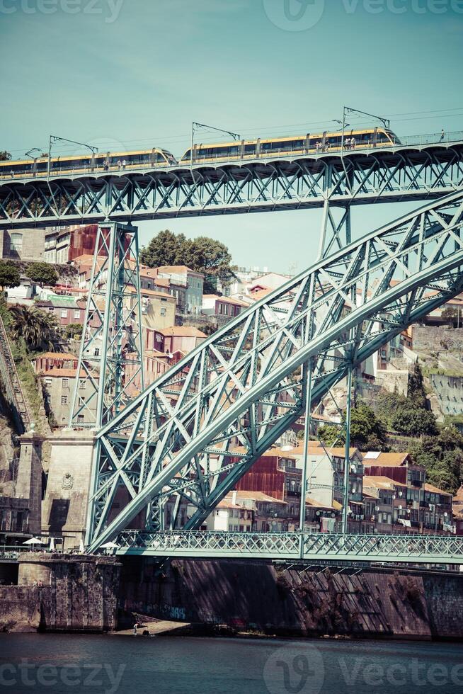 Visualizza di dom luis io ponte nel porto, Portogallo foto