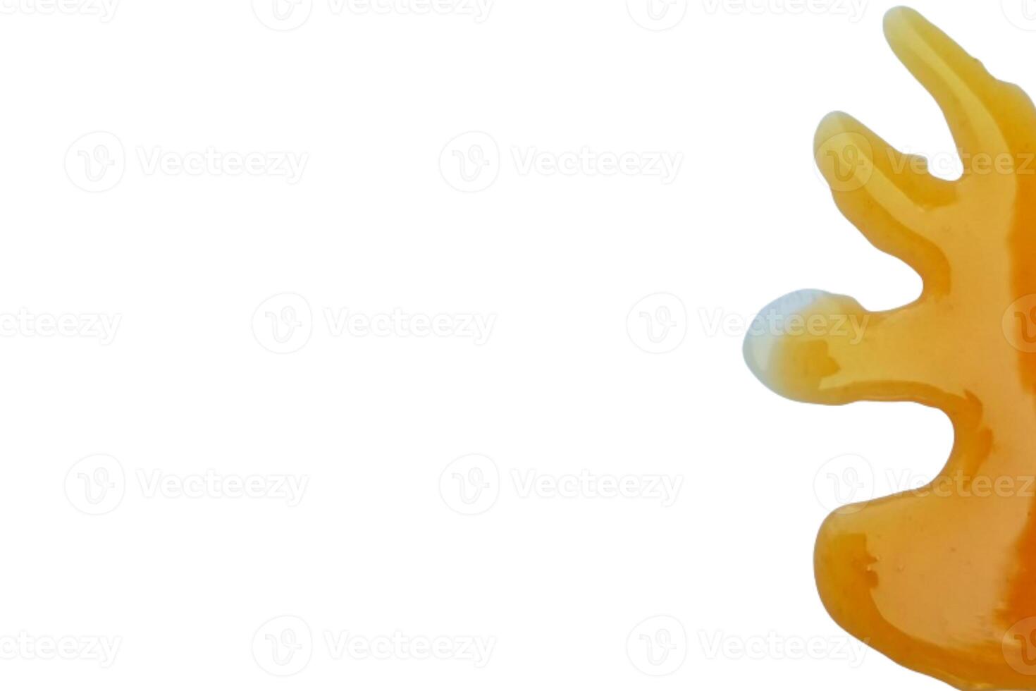 miele isolato su sfondo bianco foto