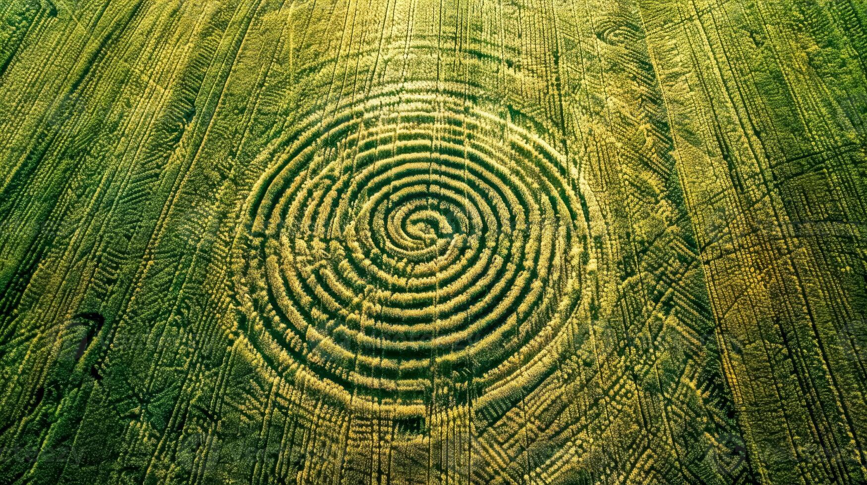 ai generato dettagliato struttura di albero anelli foto