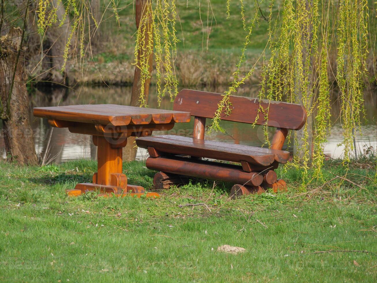 Grimma città nel sassonia foto