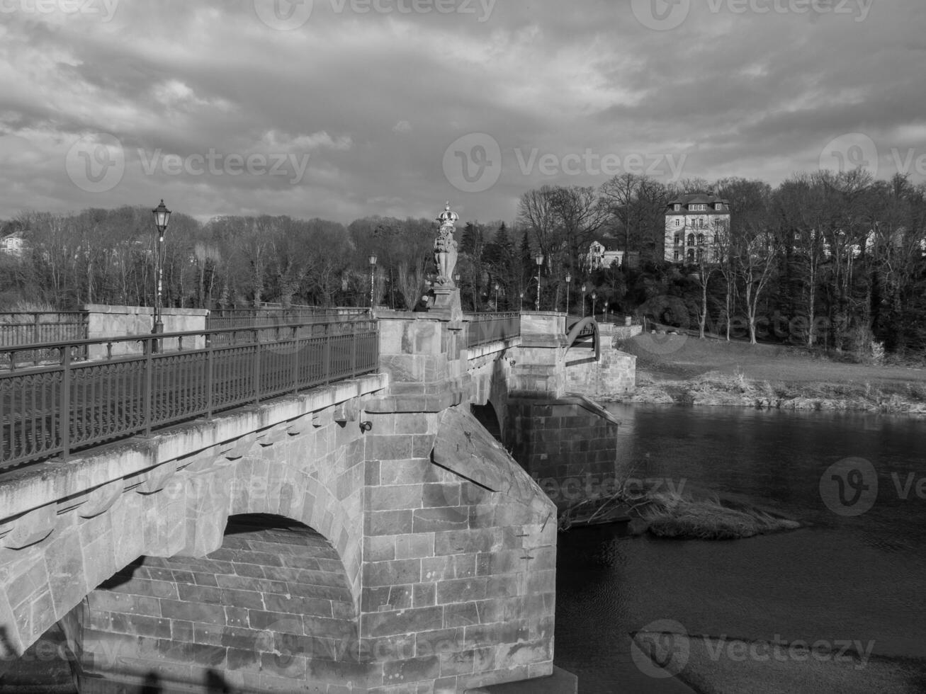 Grimma città nel sassonia foto