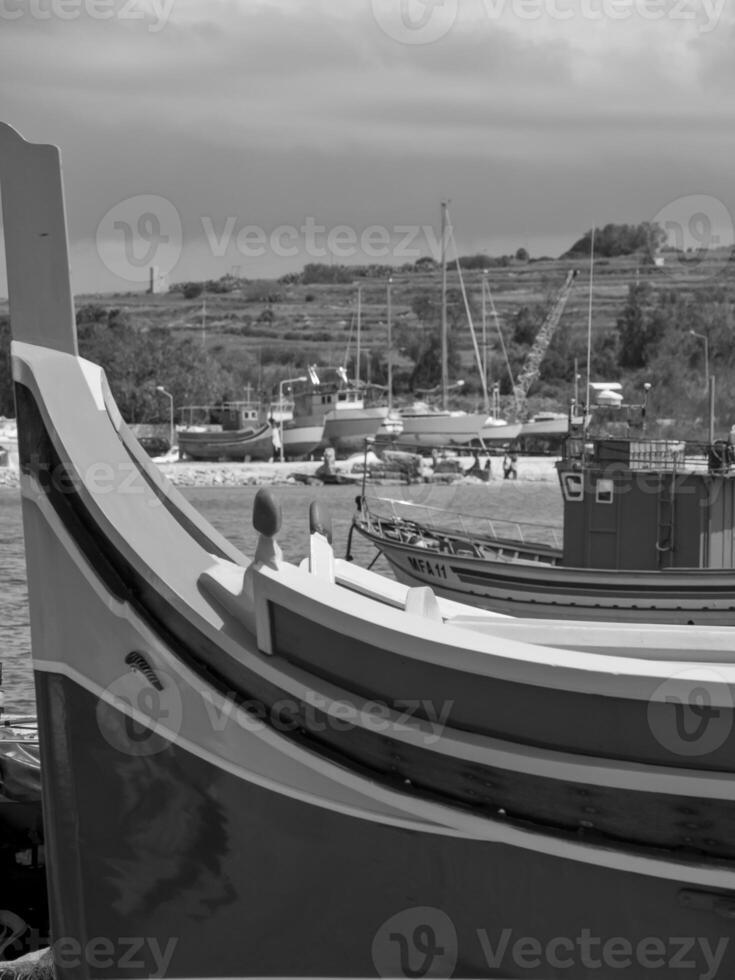 marsaxlokk su Malta isola foto