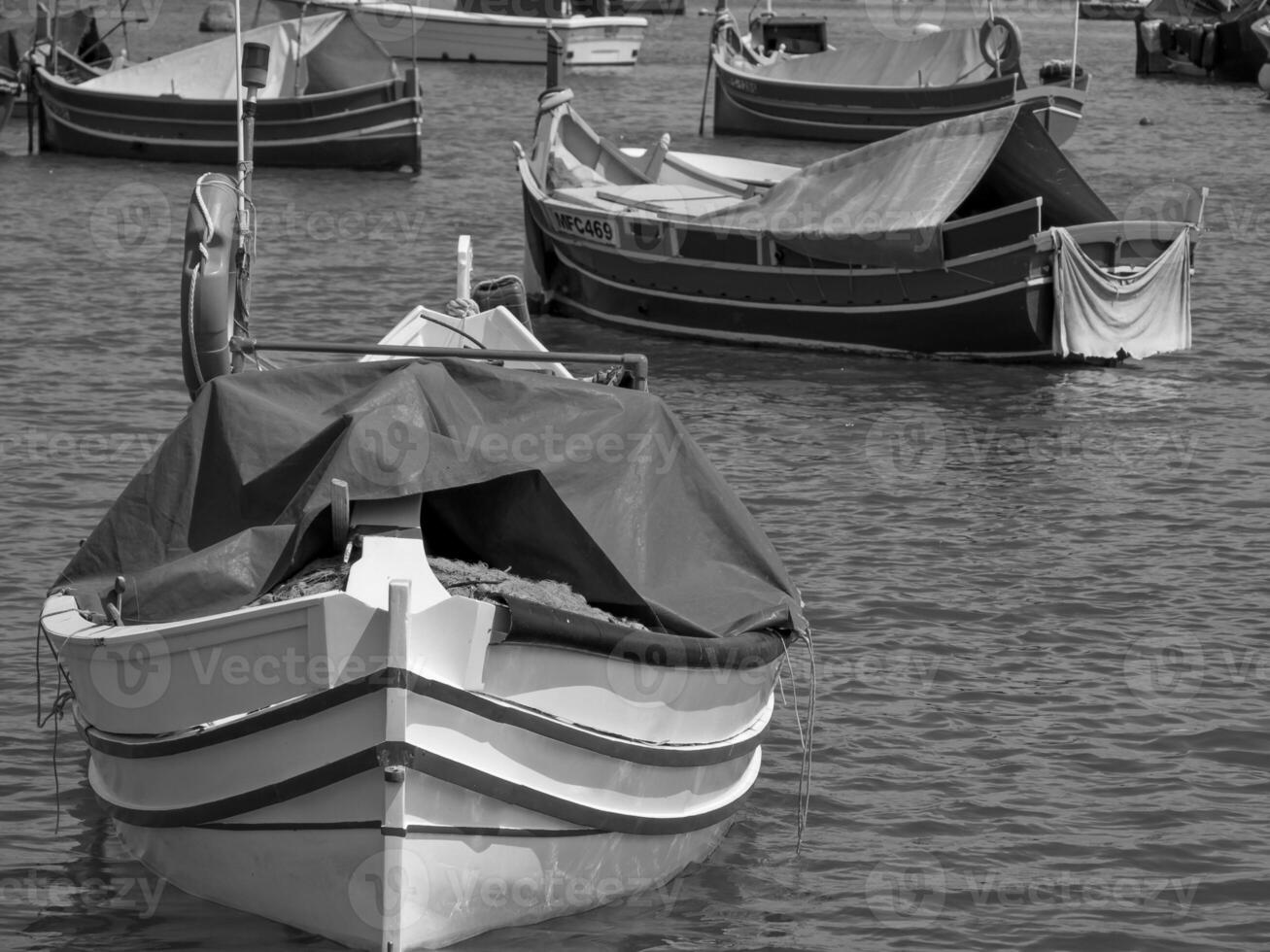 marsaxlokk su Malta isola foto