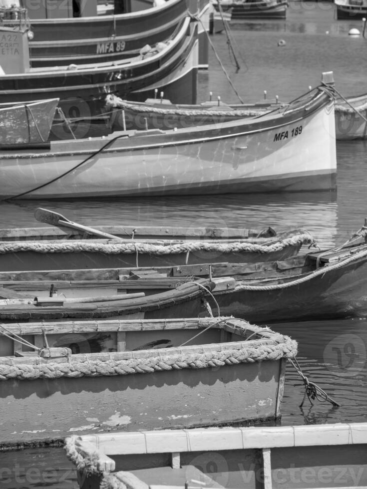 marsaxlokk su Malta isola foto