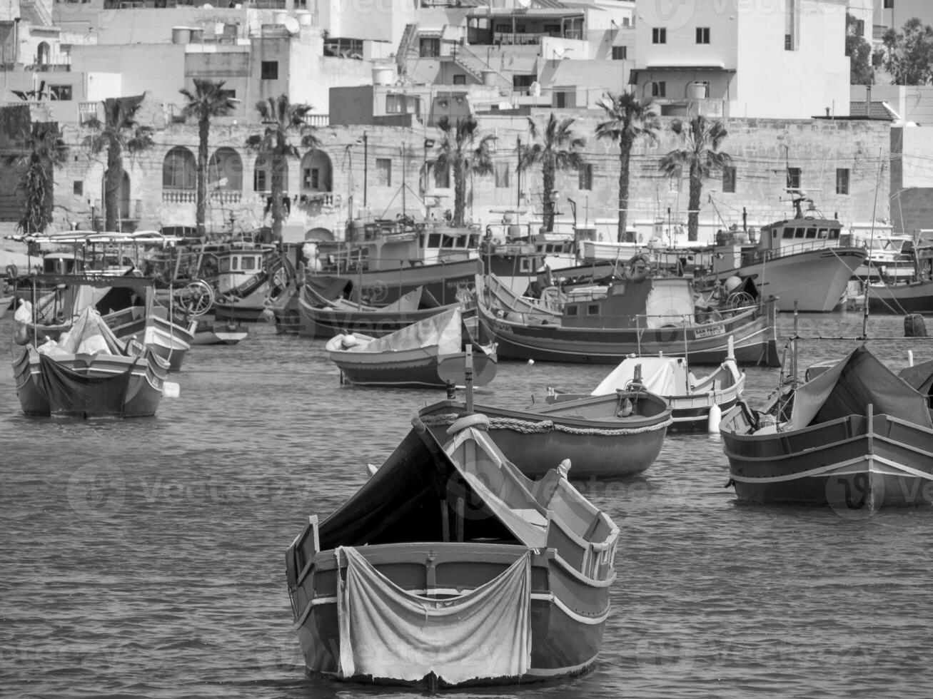 marsaxlokk su Malta isola foto