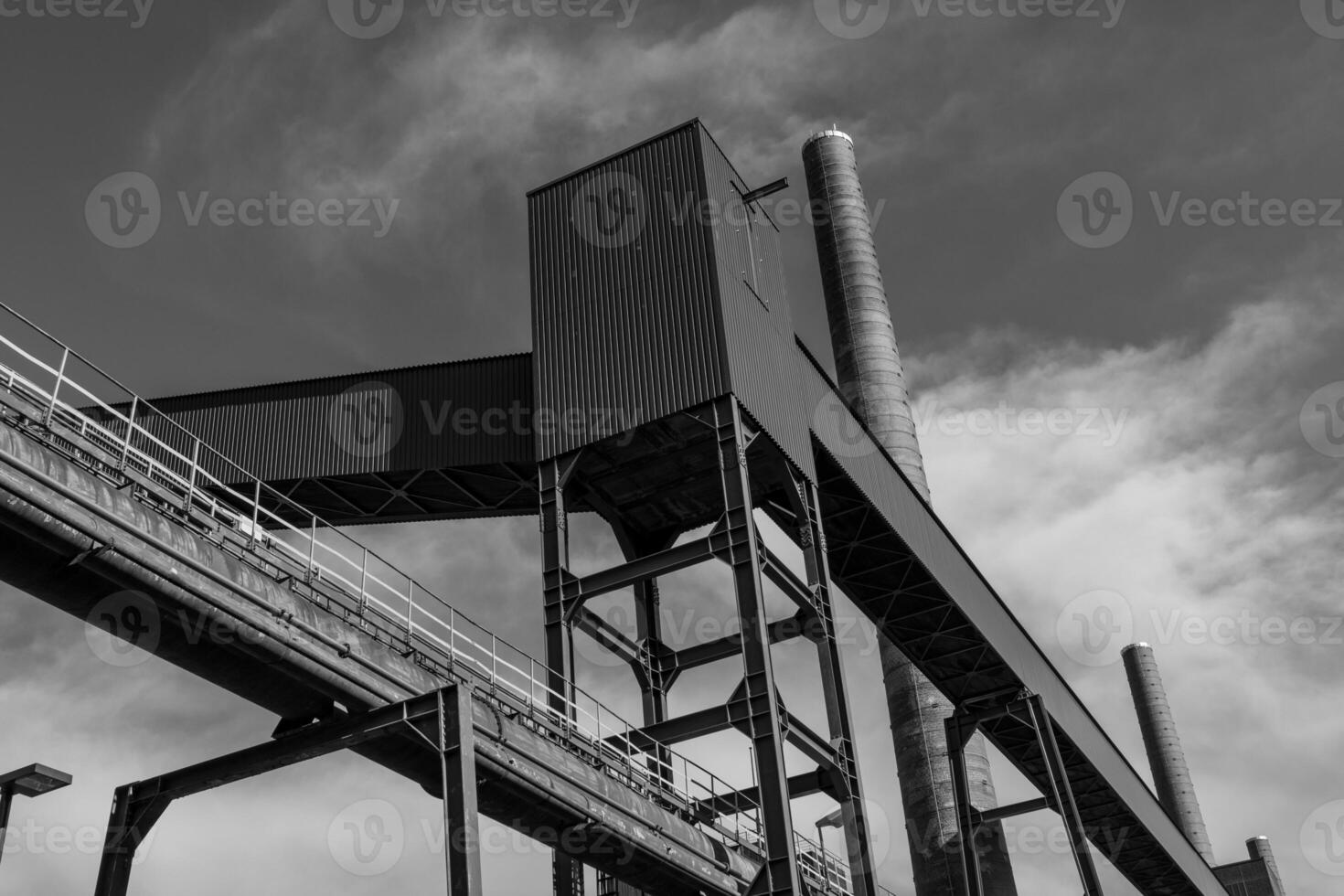 vecchio miniera di carbone nel il Tedesco ruhr aerea foto