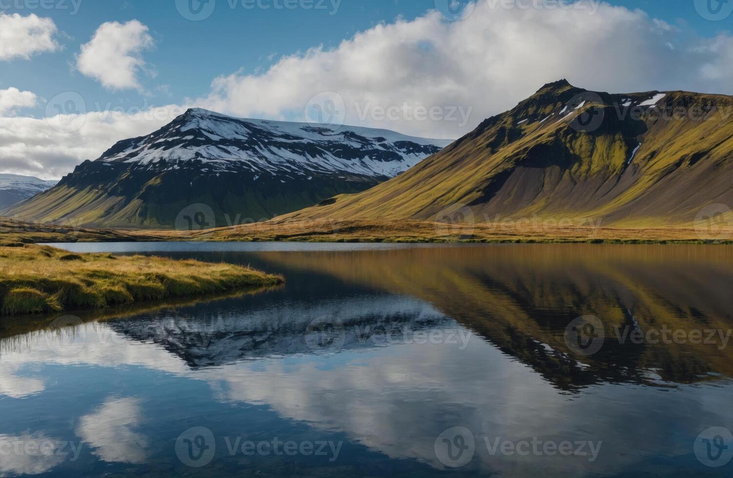 ai generato mozzafiato visualizzazioni di Islanda foto