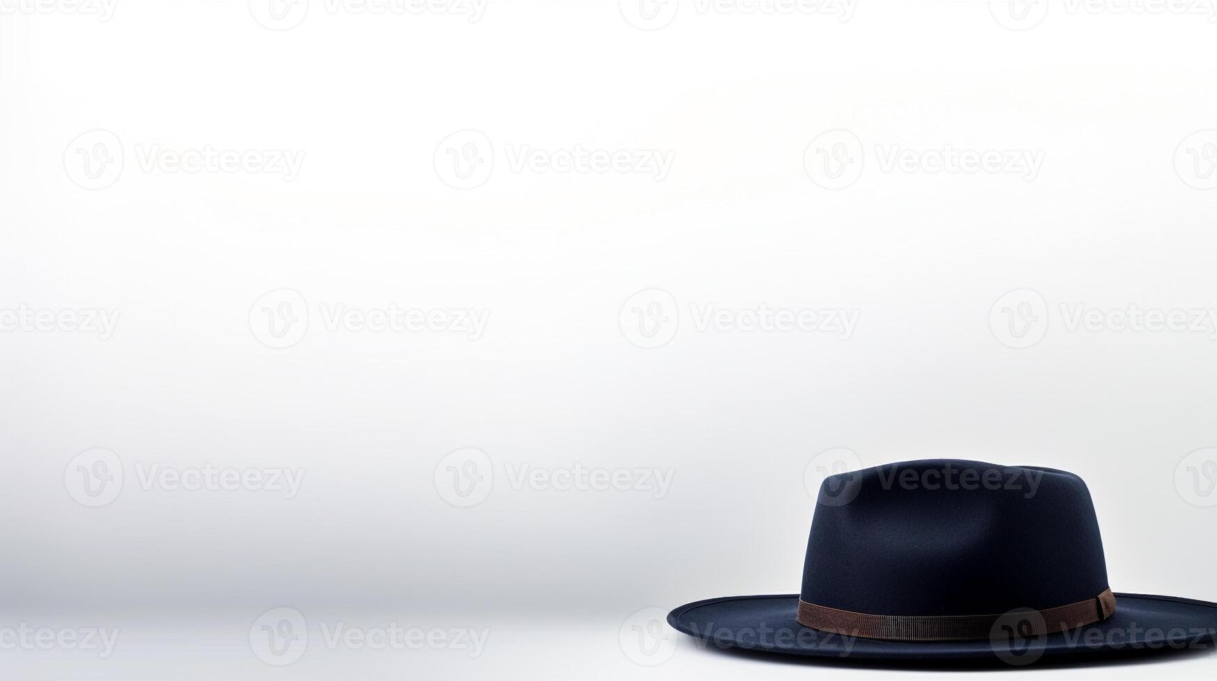 ai generato foto di Marina Militare blu Panama cappello isolato su bianca sfondo. ai generato