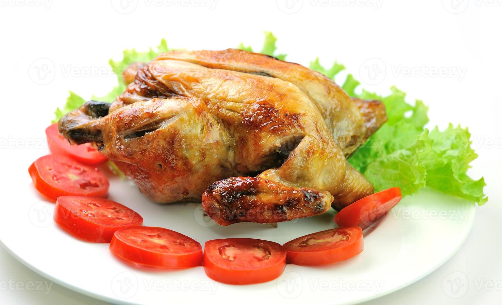 pollo e verdure arrosto foto