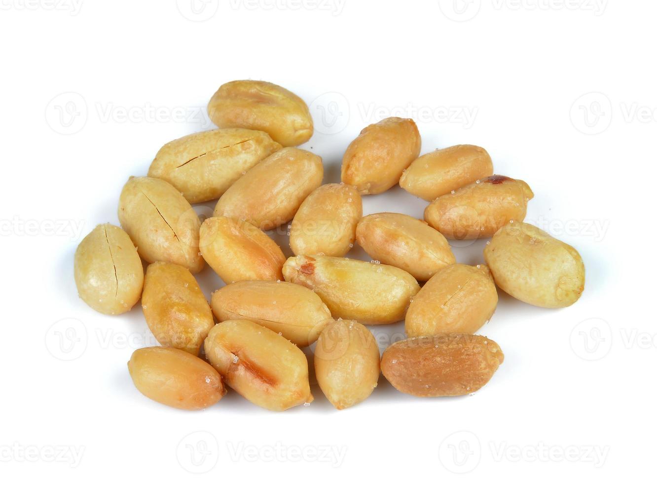 arachidi su sfondo bianco foto