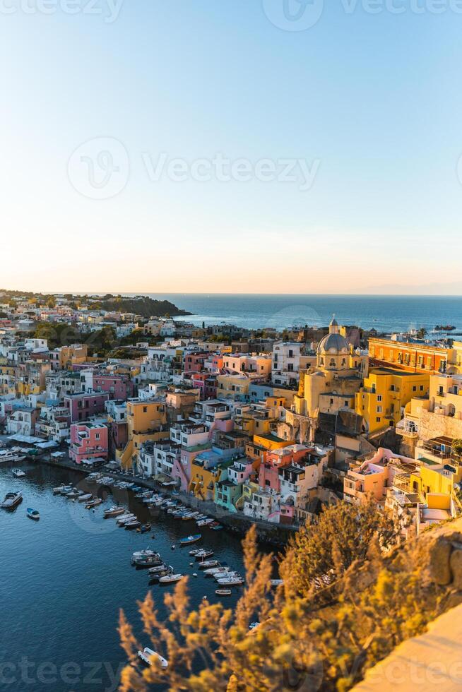 cartolina di il golfo di procida foto