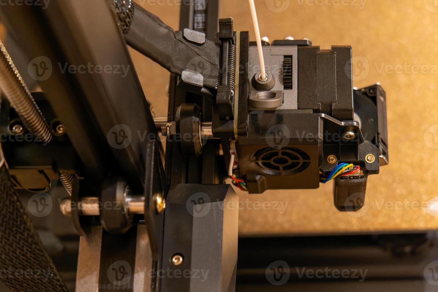 Stampa testa unità di un' 3d stampante foto
