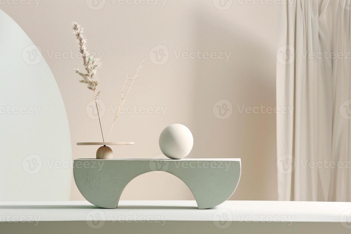 ai generato un' ceramica vaso contenente un' salutare verde pianta è posto su un' di legno tavolo nel un' ben illuminato camera. foto