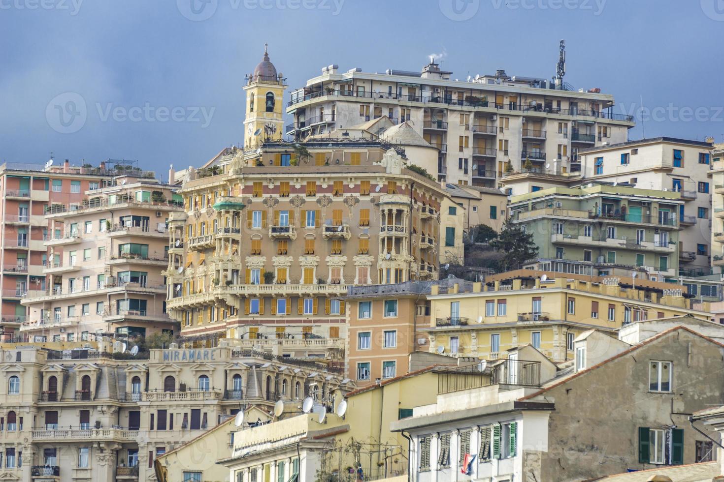 vista a genova italia foto