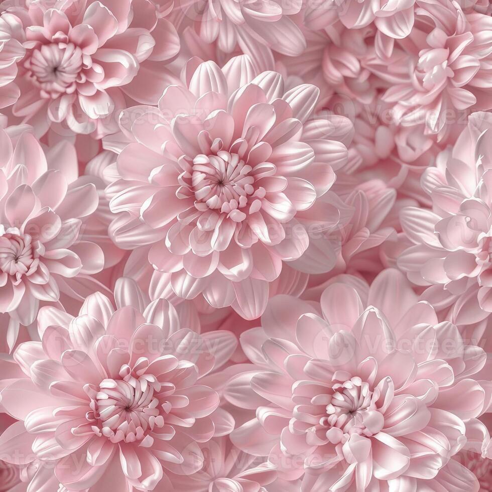 ai generato senza soluzione di continuità floreale modello di rosa crisantemi. sfondo. ai-generato contenuto. foto