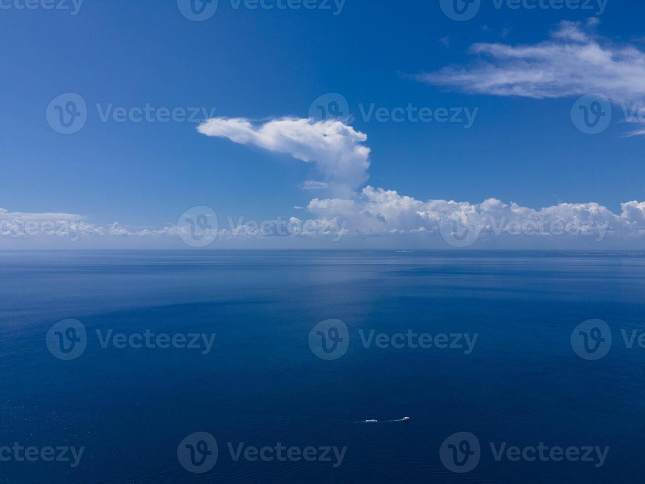 aereo Visualizza di caraibico mare nel Cozumel, Messico foto