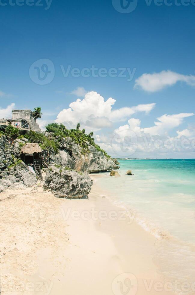 archeologico luogo di tulum, Messico foto