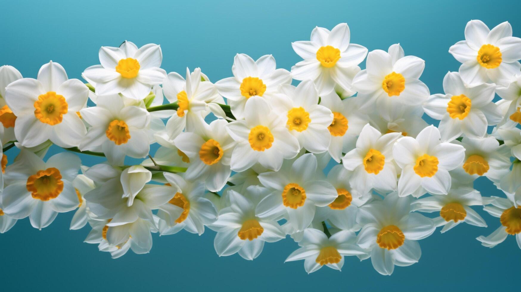 ai generato Narciso floreale sfondo foto