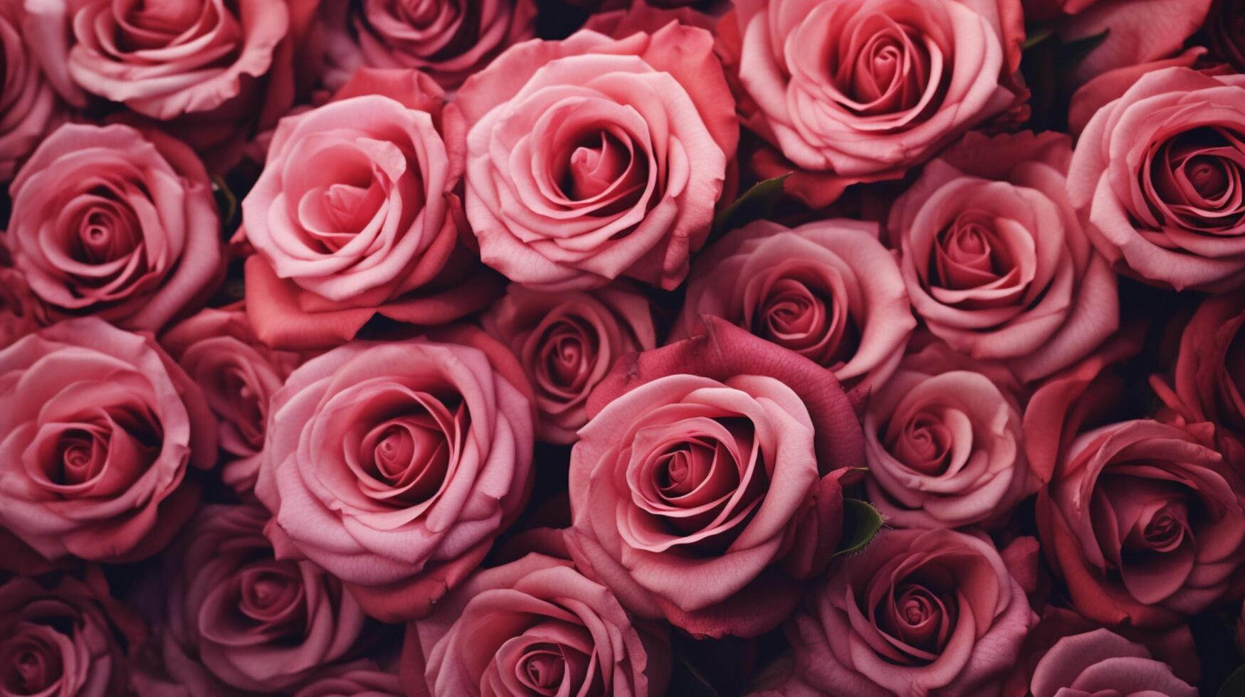 ai generato rosa floreale sfondo foto