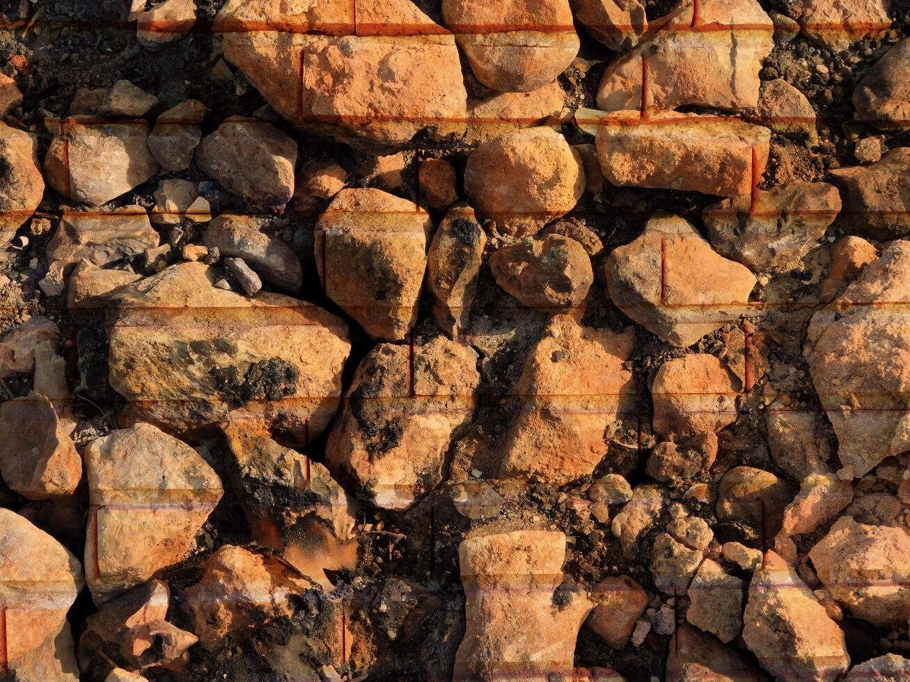 struttura di pietra all'aperto foto