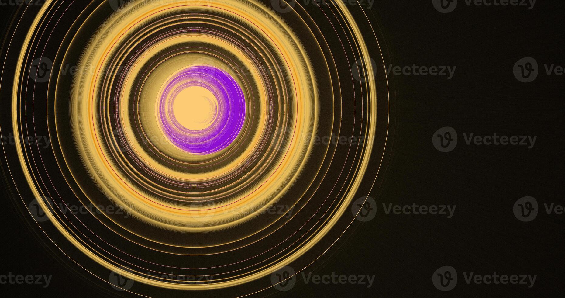 giallo e viola astratto Linee curve particelle sfondo foto