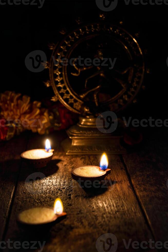 Diwali luci, India foto