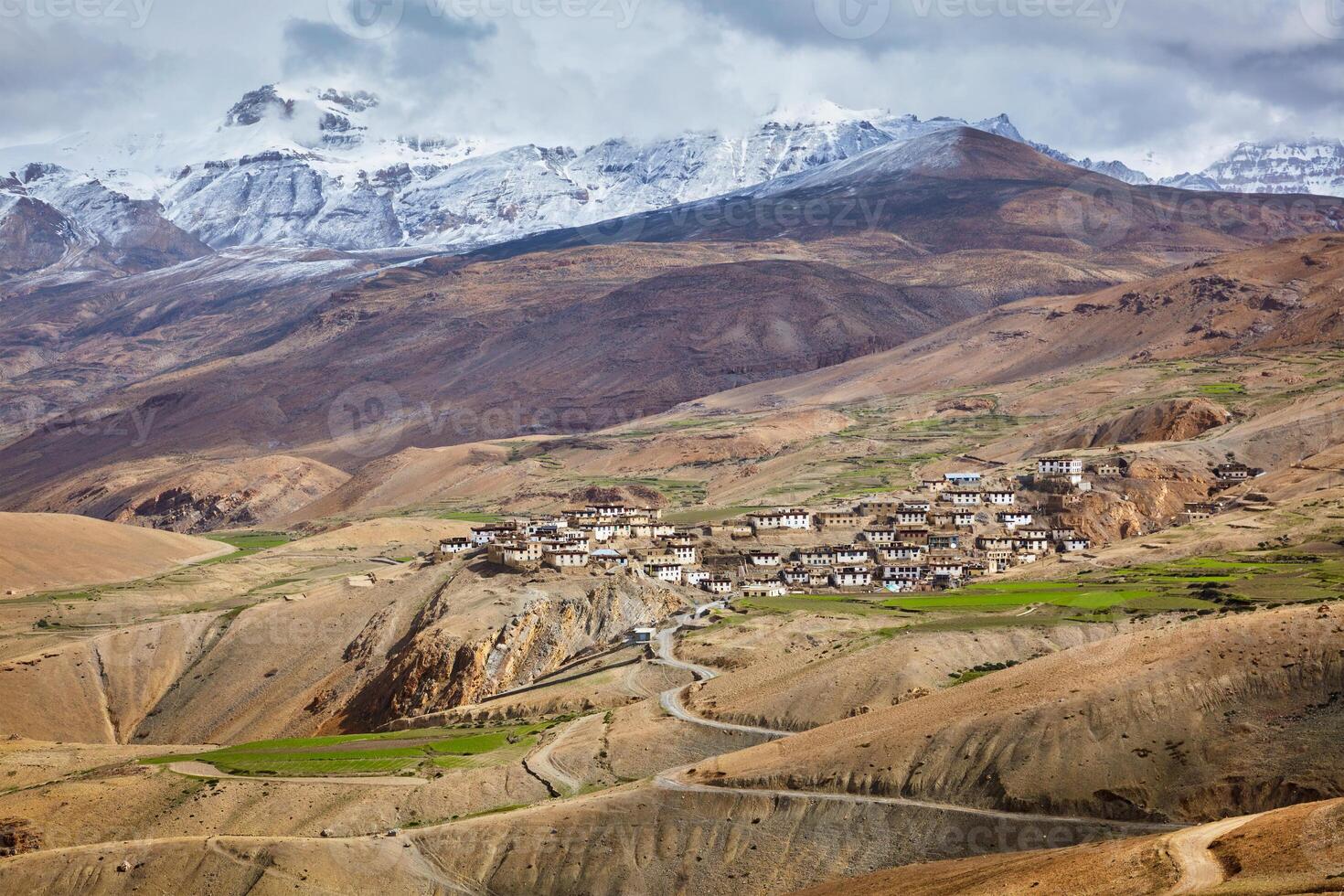 kibber villaggio nel Himalaya foto