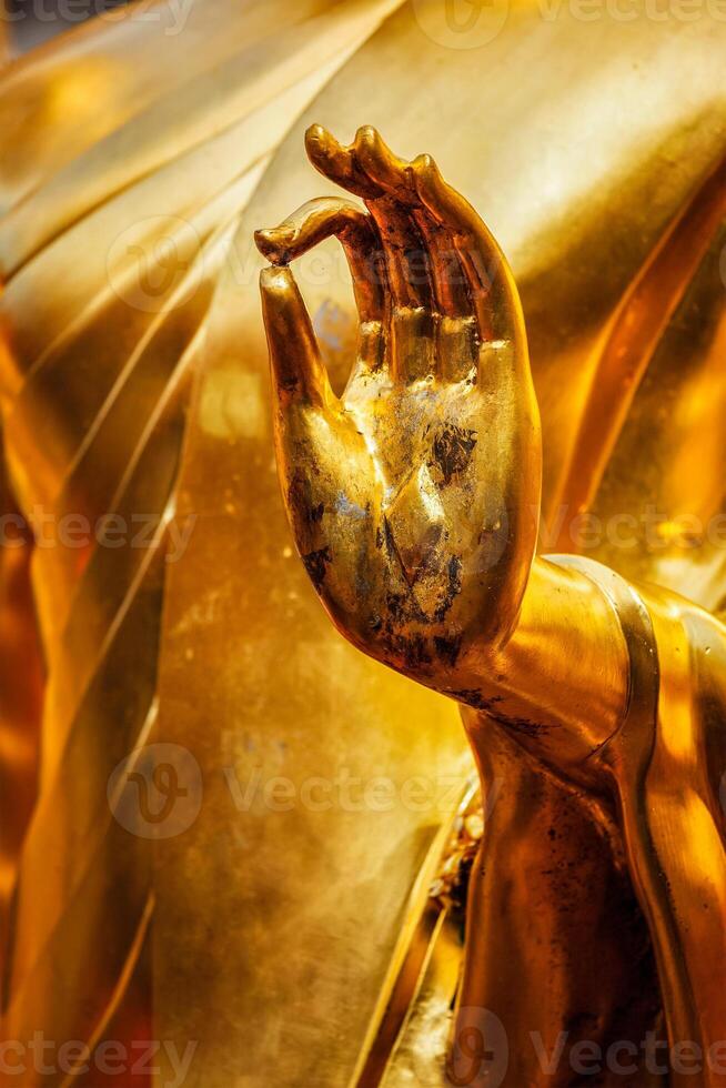 Budda statua mano, chiang mai, Tailandia foto