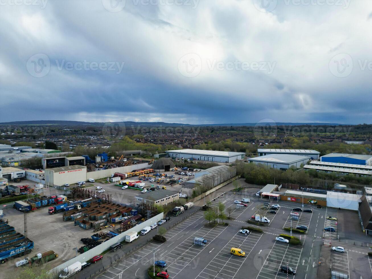 centrale aylesbury cittadina di Inghilterra unito regno. aprile 1°, 2024 foto