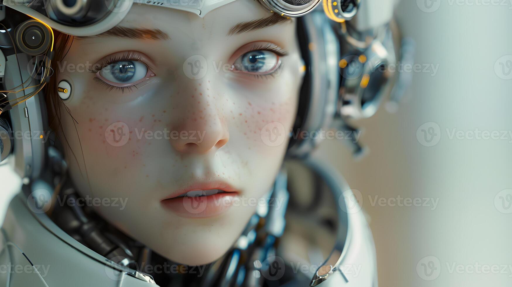 ai generato il robot, il androide, è pronto per eseguire opera funzioni. ai generato foto