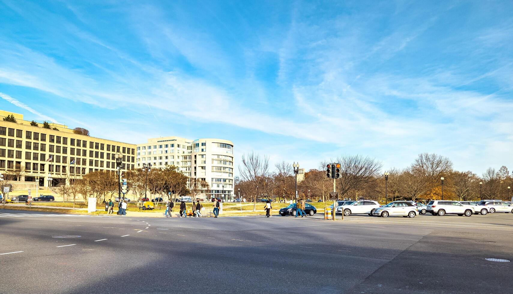 Washington, dc, Stati Uniti d'America -16.12.2023 città strade e architettura di Washington nel inverno nel dicembre. foto