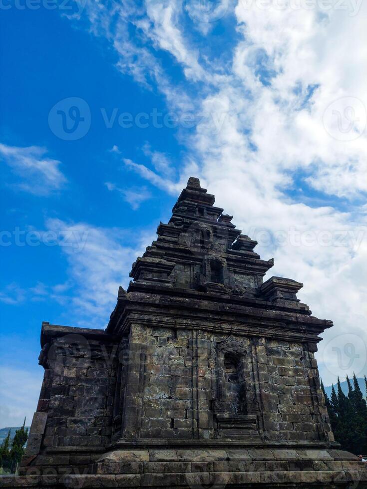 il bellezza di il arjuna tempio è visto più vicino foto