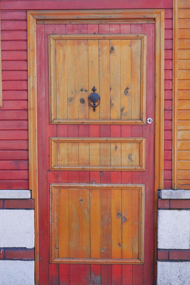 rosso legna porta struttura sfondo foto