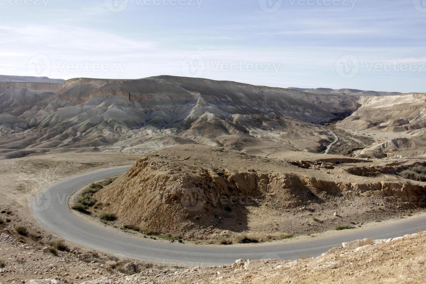 il negev è un' deserto nel il mezzo est, collocato nel Israele e occupante di 60 di suo territorio. foto