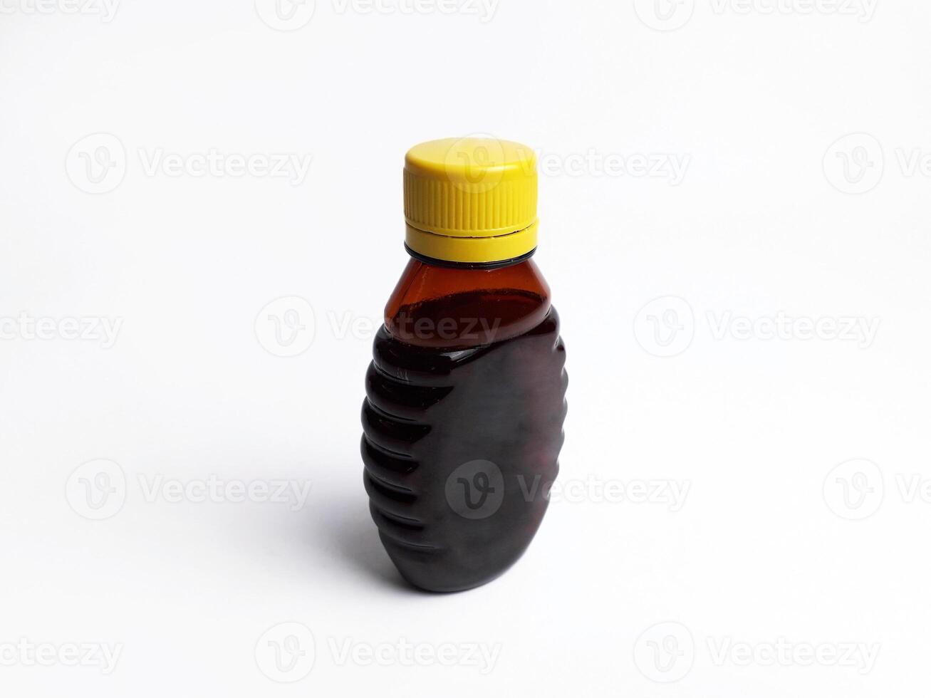 miele bottiglia nel il forma di un' ape foto