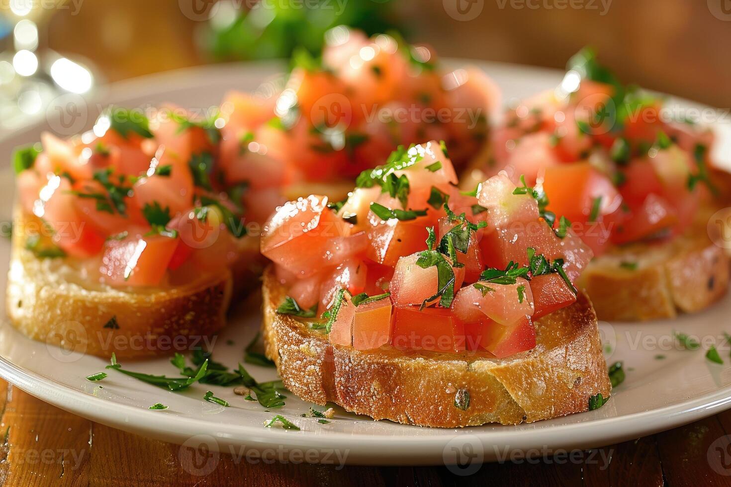 Bruschetta italiano cibo professionale pubblicità cibo fotografia foto