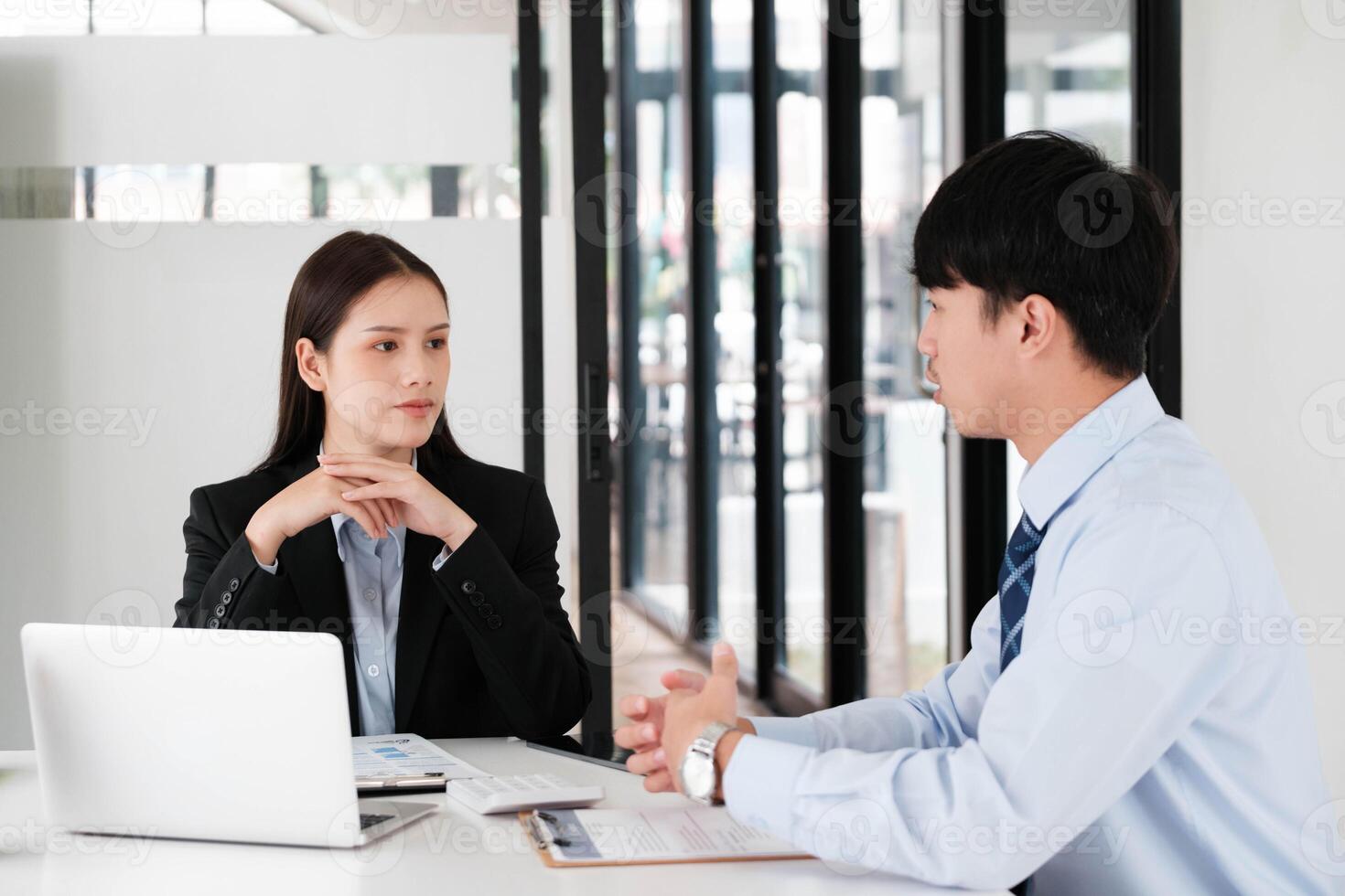 lavoro colloquio processi con potenziale candidato foto