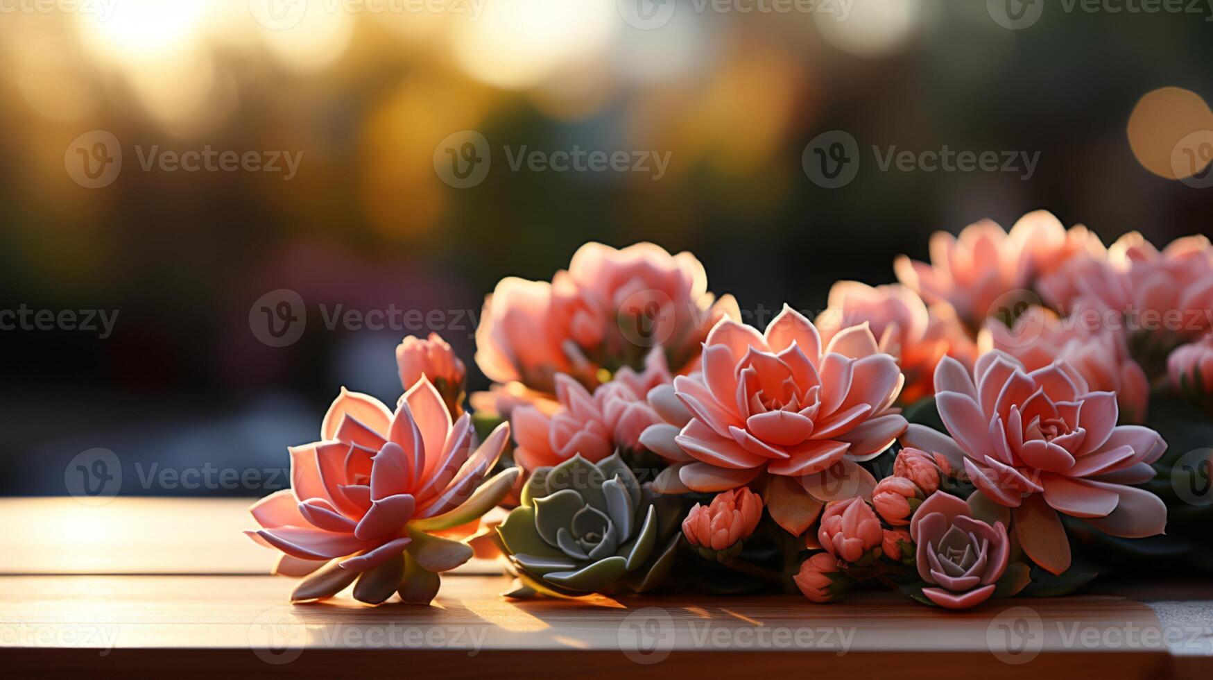 cactus succulento deserto pianta su tavolo caldo sole leggero Casa decorazione foto