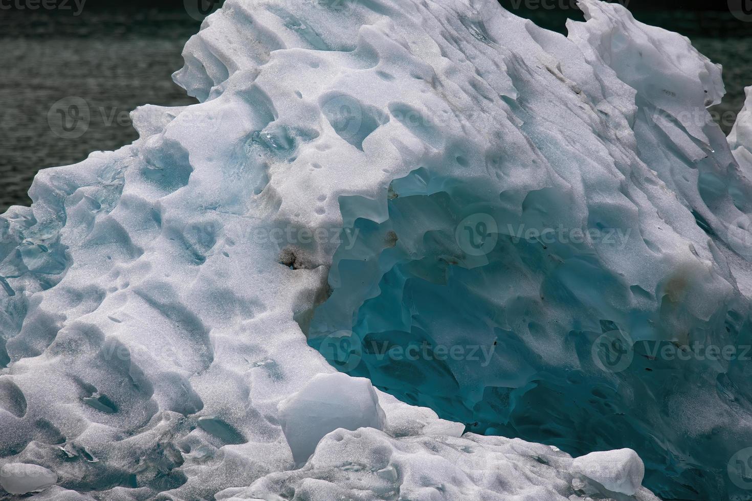 primo piano iceberg, braccio endicott, alaska foto