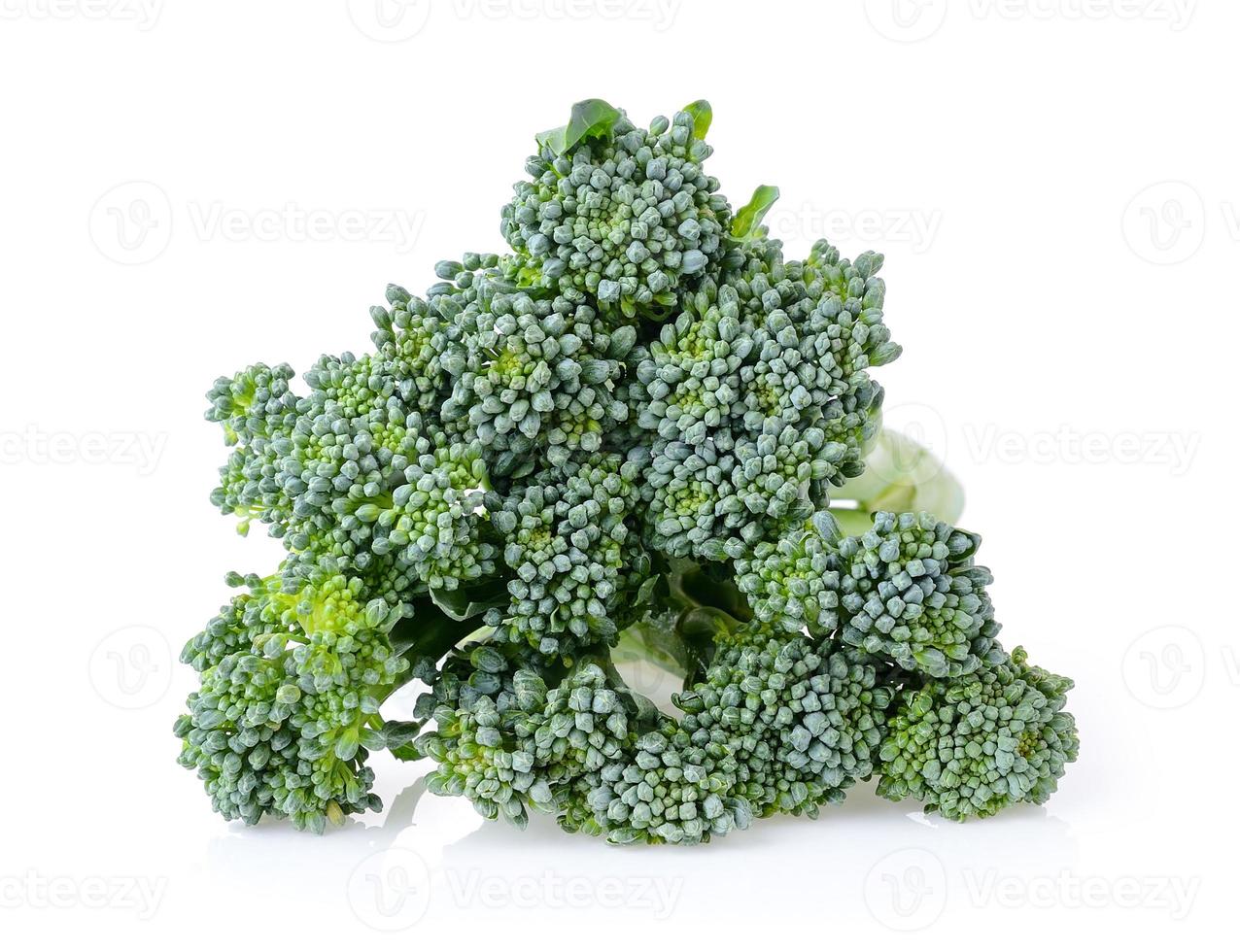 broccoli isolato su sfondo bianco foto