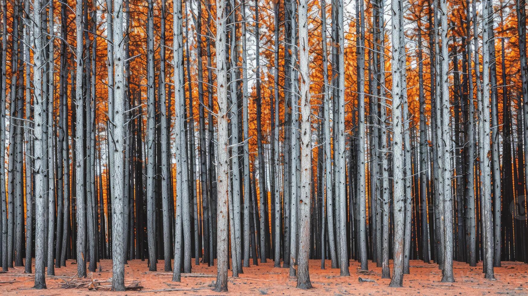 dettagli di freddo foresta foto