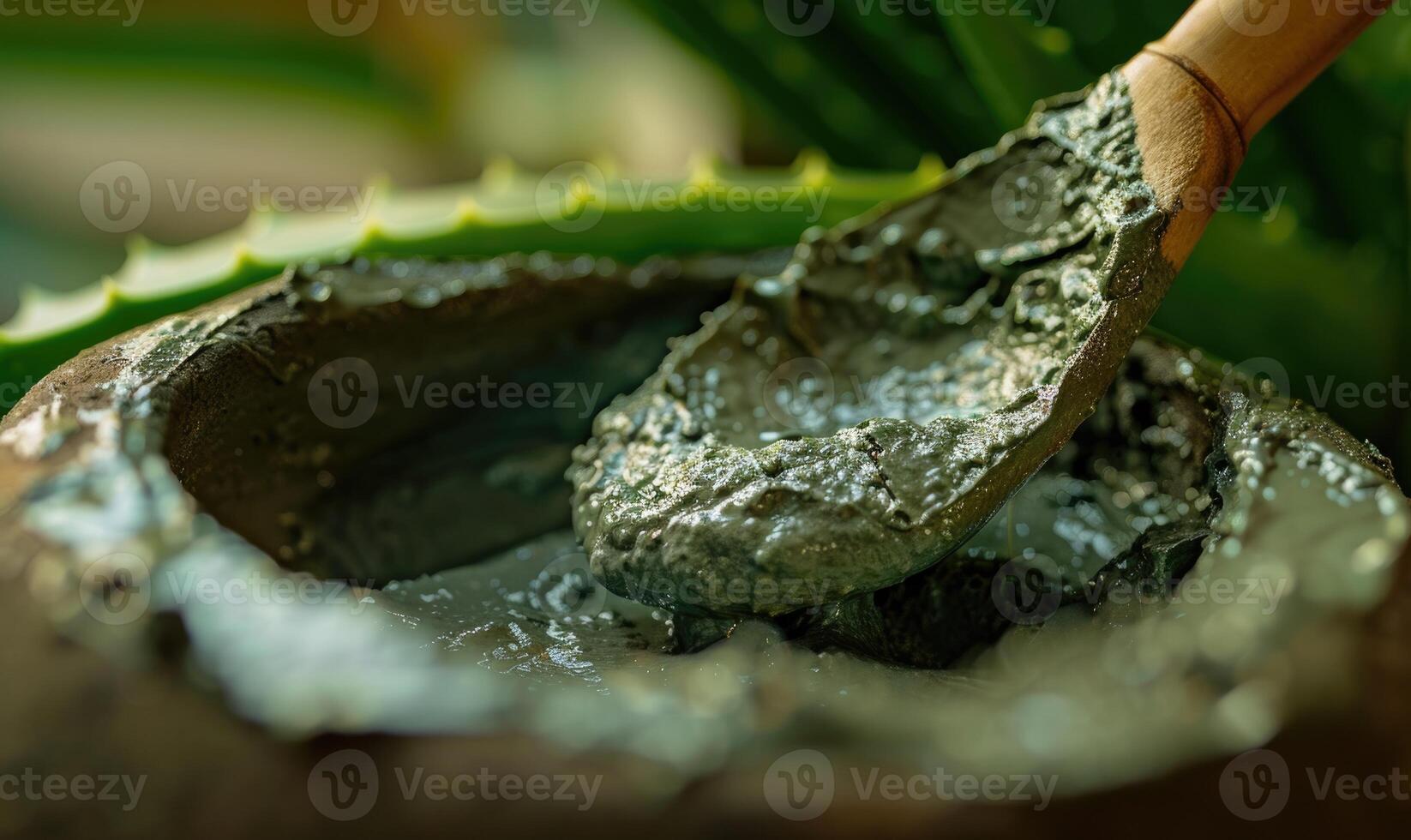 avvicinamento di biologico argilla, bellezza e Salute cura foto